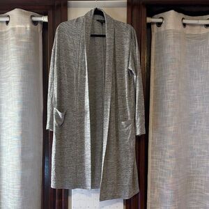 Banana Republic Heather Gray Knit Cardigan